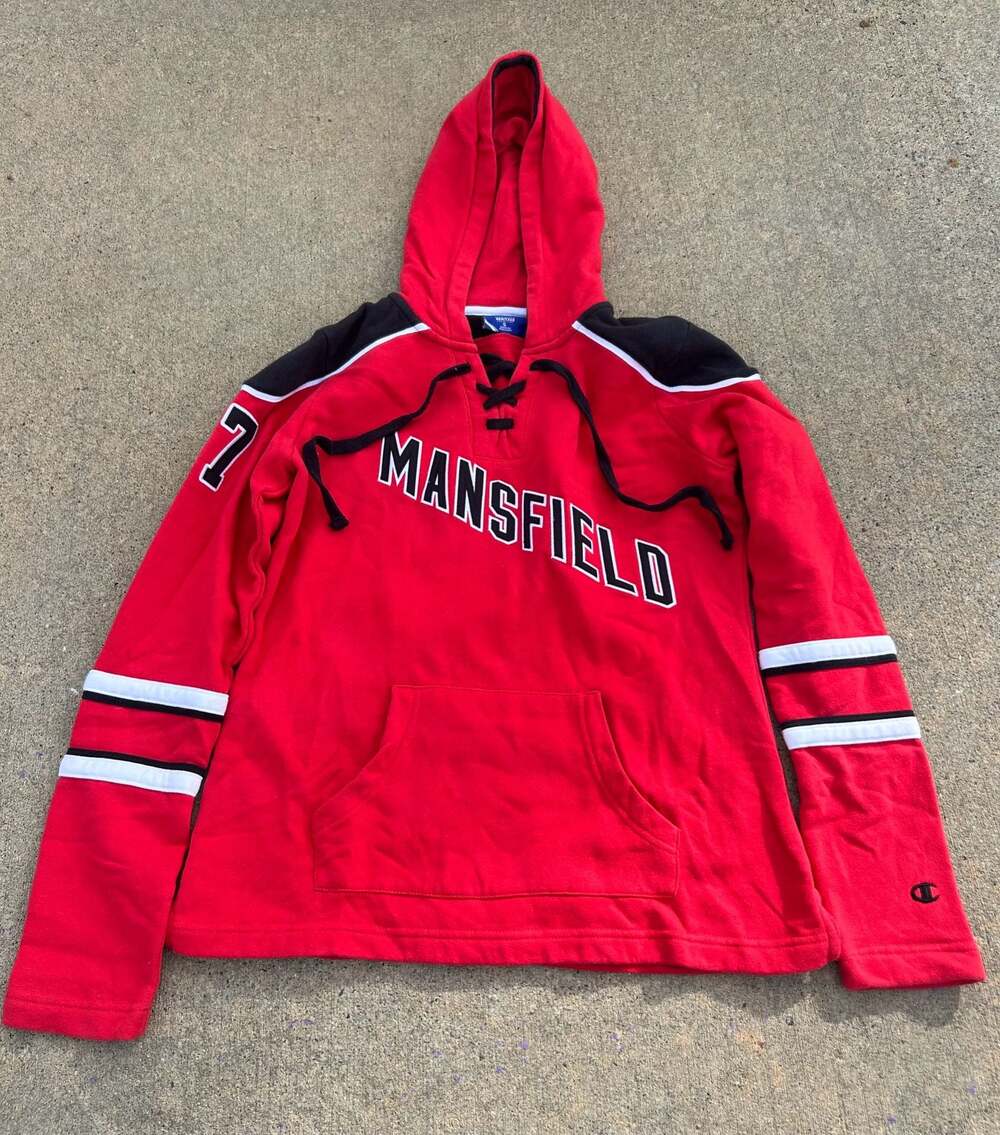 Vintage Mansfield University Hoodie - Adult small